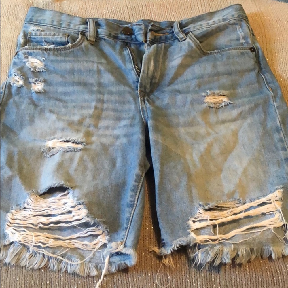 Worn shorts